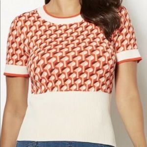 Eva Mendes Darby Retro Sweater L NWOT